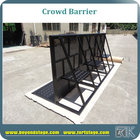 Black control barrier for road safety equipments