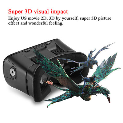China Virtual Reality VR Headset IMAX 3D Video Glasses Google Cardboard Plastic Version supplier
