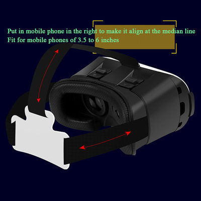 China 3D VR Box VR Case Virtual Reality Glasses 3D VR Headset Glasses VR 3D Glasses Manufacturer supplier