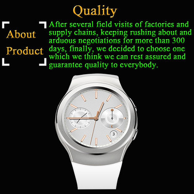 China Latest Watch Gear S2 Fashion Shape 1.3 Inches 240 x 240 Pixels High Definition IPS Round-shaped Screen Smart Watch Phone supplier