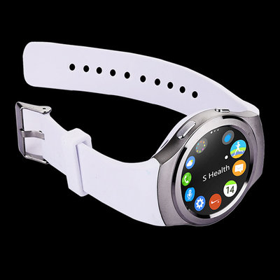 China Samsung Fashion Shape 1.3&quot; 240 x 240 Pixels High Definition IPS Round-shaped Screen Smart Watch Phone supplier