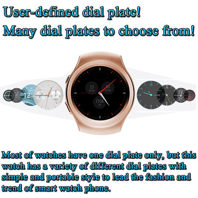 China MTK2502C 1.3&quot; HD IPS Round-shaped Screen Smart Watch Phone Supports GSM quad-band 850/900/1800/1900MHz SIM card supplier