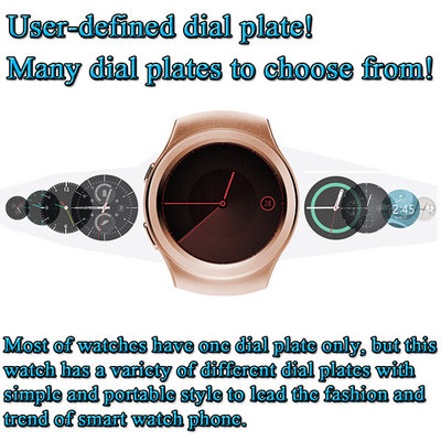China MTK2502C 1.3-Inch HD IPS Round-shaped Screen Smart Watch Phone Supports GSM quad-band SIM card and TF card supplier