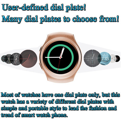 China MTK2502C 1.3 Inches High Definition Round-shaped Screen Smart Watch Phone Supports GSM quad-band SIM card and TF card supplier