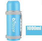 1000ml New style portable stainless steel vacuum travel thermos with cup lid