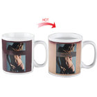 11oz inner color heat transfer customized picture color changing coffee ceramic mug