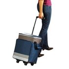outdoor camping trolley cooler bag on wheels