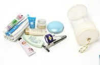 clear pvc round cosmetic gift bag