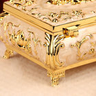 Elegant Rose Golden trinket box for mothers day gifts with High-grade Velvet inner,Environmental electroplating