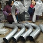 Titanium Tube Sch 80 Pipe Fittings 90 Degree Exhaust Welded Bend Elbow