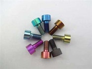 GR5（6Al-4V） rainbow-colored Titanium Alloy Screws BOLT DIN6921 M10 X 30 Flange Headsell at a low price For Bike