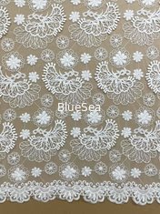 China hot sale fashion embroidery lace fabric for wedding dress supplier