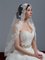 Embroidery Cord lace with Rhinstone  Ivory/White Bridal Veil  Wedding Accessories supplier