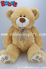 19.7" ECO-Friendly Material Cute Kids Plush Toys Plush Teddy Bear With Check Design Scarf