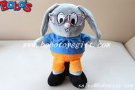 Stuffed Rabbit Toy Customized Made Mr Rabbit Toy With Glass