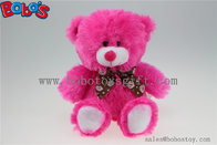 20cm Hot Pink Lips Plush Bear Toy as Valentine Promotional Gift