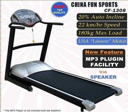China China Fun Sport 3.0HP Commercial Fitness Treadmill Running Machine Equipment With LCD Screen supplier