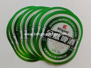 wet strength paper custom made adhesive round beer labels bottle labels
