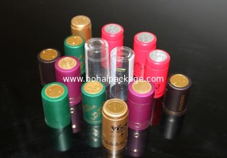 Heat shrink/ PVC capsules for bottles of wine  grappa  spirits oil  vinegar and beer