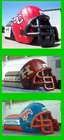 Customized attractive Horse inflatable football helmet tunnel