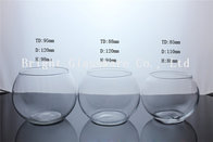 Custom flower edge design glass fish tank wholesale, glass fish jar