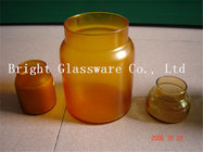 Beautiful solid color Glass Candle Jars for wholesale