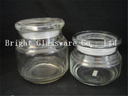 glass candle jar with lid