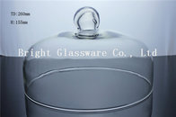 Custom handmade blown glass lamp shade glass cake cover for wholesale