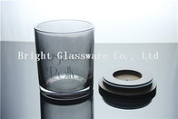 Custom Press Glass Candle Holder with lid