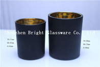 Custom electroplating Glass Candle Holder
