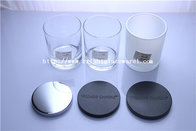 wholesale glass candle holder with lid