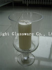 Color tall glass candle holder, Hurricane glass for decoration
