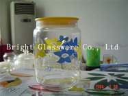 clear storage containers, buy glass candy jar