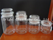 clear glass jar with lid in Storage Bottles & Jars