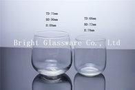 Egg Shape Glass Hurricanes for Candles