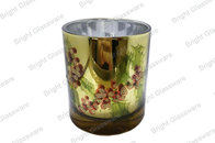 fashion plated glass candle holders for weddings decoration