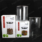 Airtight Glass Storage Jar With Metal Lid For Kitchenware
