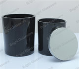 black candle holder with silver lid for wholesale