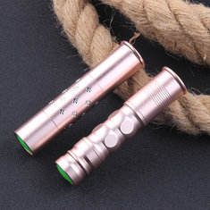 China AA or 14500 Rechargeable Battery Pink Aluminum Alloy Lady's 365NM UV LED Torch for Cosmetics Detecting,Fake Currency supplier