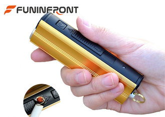 China Micro USB Charge LED Flashlight with Cigarette Lighter, Ultra Bright LED Torch supplier