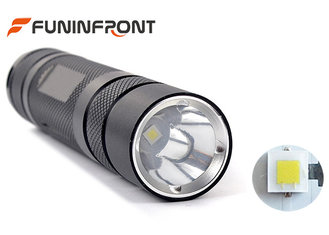 China Ultra Bright CREE XP-L HI V3 LED Torch, MINI EDC LED Flashlight with 5 Files supplier