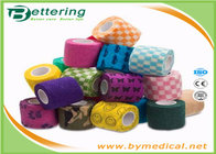 Various Pattern Printing Non Woven cohesive bandage self adhesive bandage vet wrap bandage