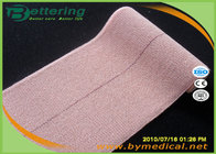 Light Brick Red Colour 100% Cotton Elastic Adhesive Bandage  Wrist Protection Fixation Tape with Feather Edge