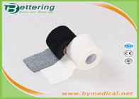 Black Colour Easy hand tear Cotton Elastic adhesive bandage lightplast stretch tape light EAB finger wrapping tape