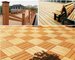 Sunshien WPC interlocking DIY decking/ Deck Tile 300x300mm for balcony