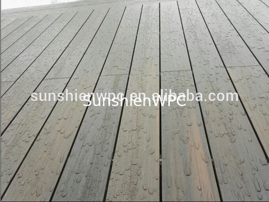 wpc outdoor decking from Sunshien WPC green with waterproof pvc for school, college benches