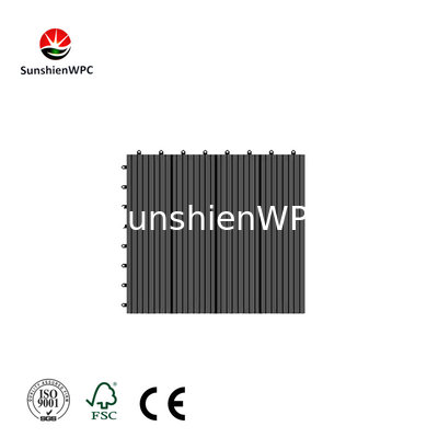 Sunshien WPC decking tile 300*300mm  for outdoor highly reliable as customer DIY by self
