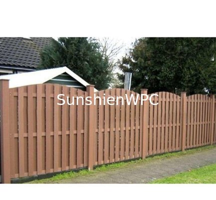Low cost Sunshien WPC fence for outdoor park mountain with good quality to Europe