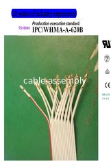 China FLAT CABLE PICH 1.27MM UL2651-28AWG-16P+2.54MM TERMIAL    Customized wire hanress supplier