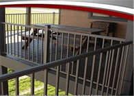 Powder coating cast aluminum balcony railing system parts
